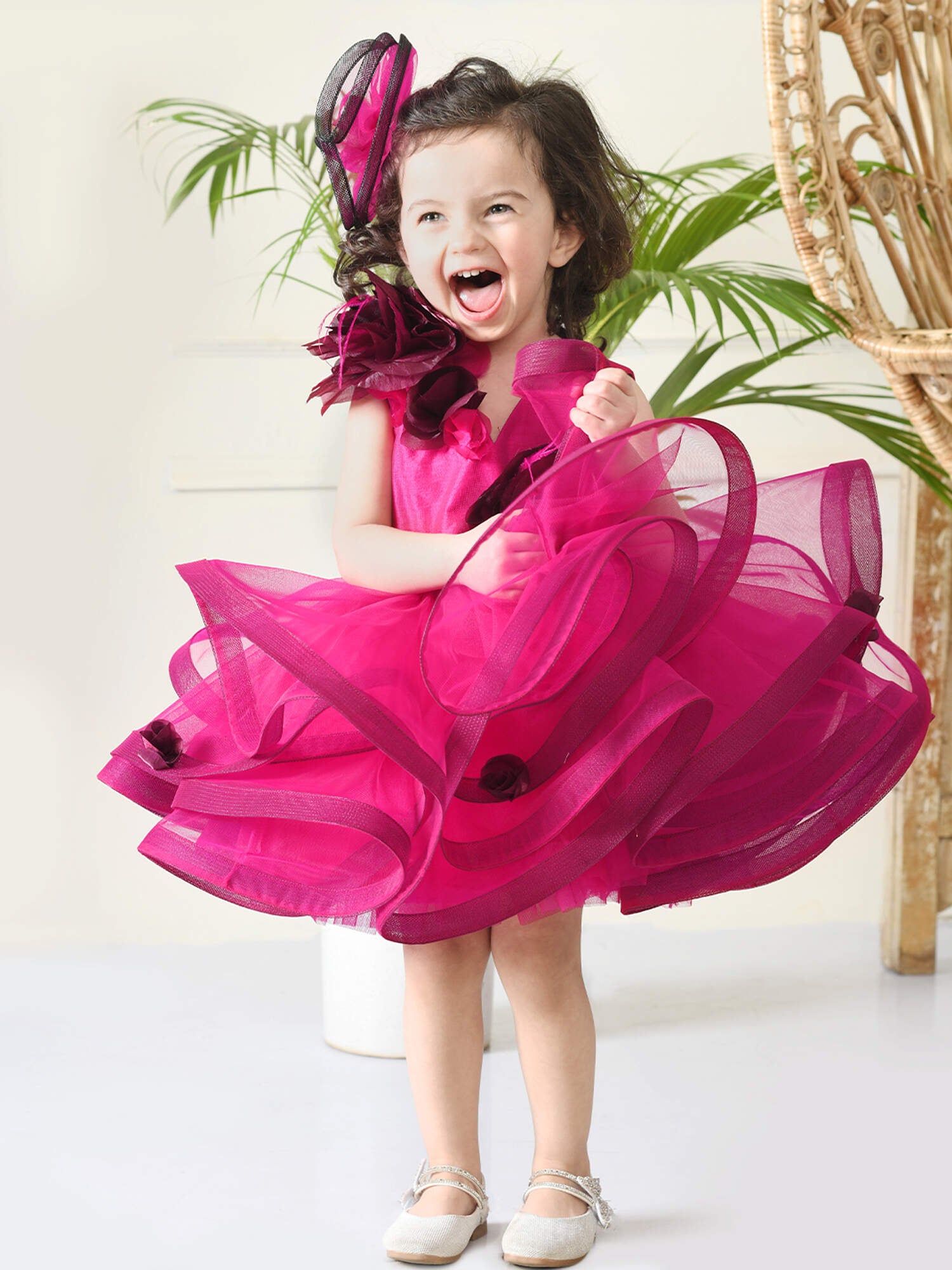 Tulle-skirt Dress - Pink/Barbie - Kids | H&M US